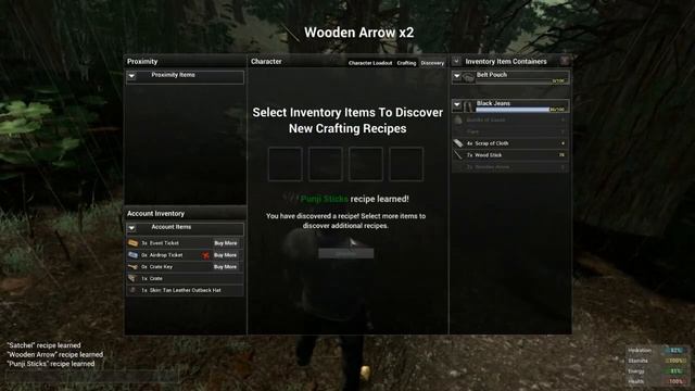 H1Z1: как быстро добыть ткань и скрафтить лук со стрелами смотреть онлайн