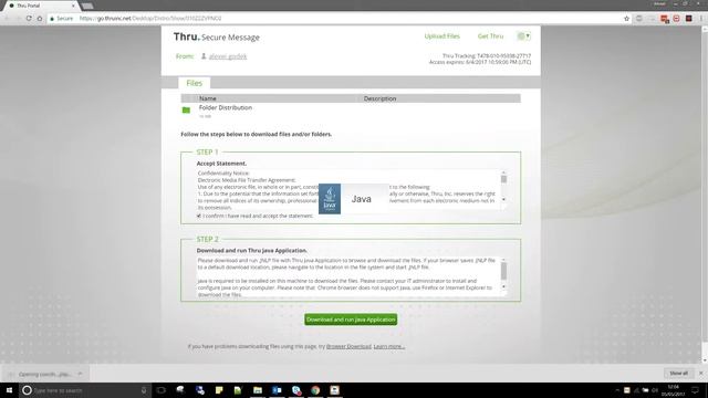 How to Download Files via Chrome Using Thru Java Web Start Applet | Thru, Inc. смотреть онлайн