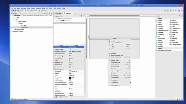 How to Create First Java Swing GUI Application with IntelliJ IDEA IDE смотреть онлайн