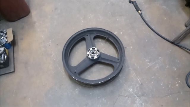 Правка мото дисков. (восстановление дисков часть1) смотреть онлайн