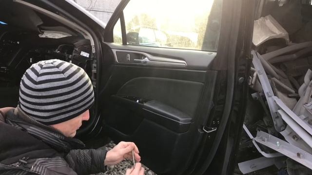Снимаю карту двери Ford Fusion 2013 - 2018 США Как снять правую карту передней двери ? смотреть онлайн