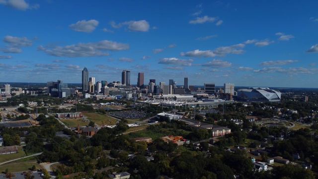 4000ft travel 4k DJI Mini 2 drone fly to falcons mercedes Benz stadium смотреть онлайн