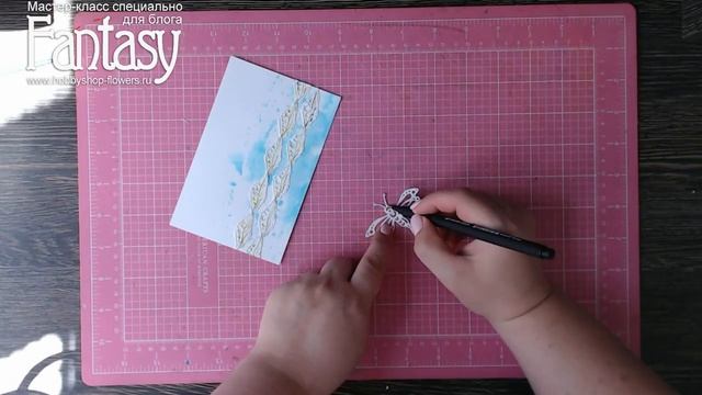 DIY Мастер-класс "Открытка из вырубки". CARD TUTORIAL смотреть онлайн