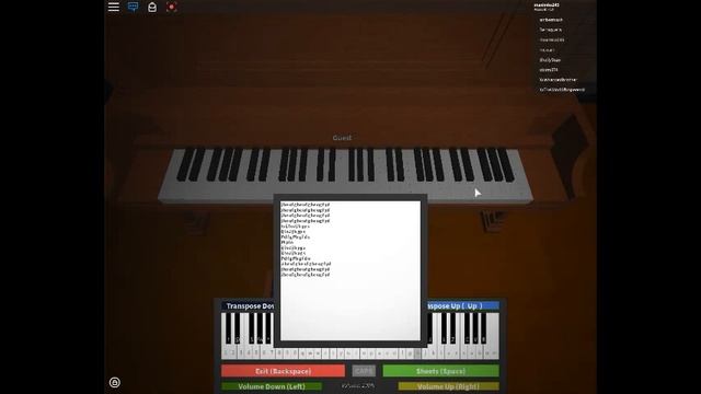 KALINKA MALINKA on Roblox Piano || TUTORIAL || смотреть онлайн