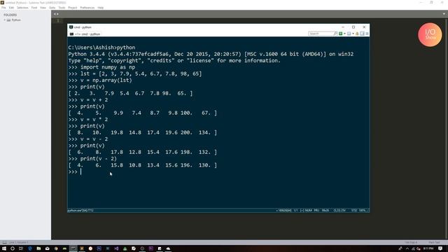 EP 3 | Numerical Operations on NumPy Array | Python & Data Science смотреть онлайн