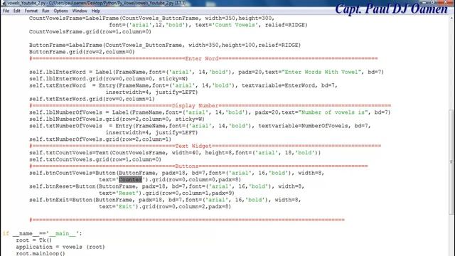How to Count the Number of Vowels in a Word, a GUI Python Tutorial смотреть онлайн