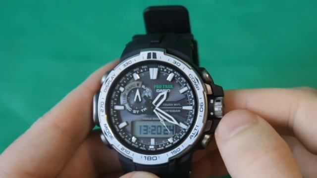 PRO-TREK PRW-6000-1E | Обзор и настройка лучших туристических часов (на русском) | Купить со скидко