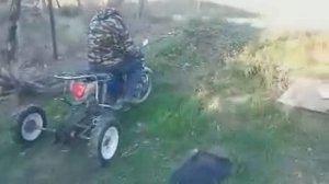 трицикл из китайского мопеда