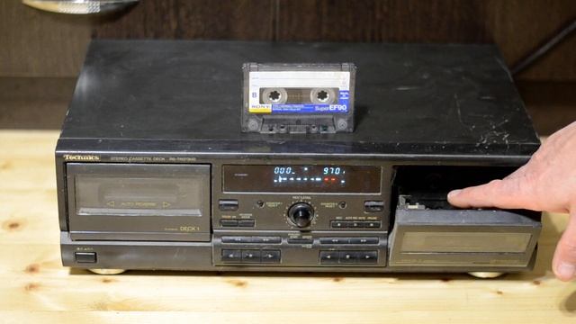 Первое включение! Кассетная дека Technics RS TR 373 M2 смотреть онлайн