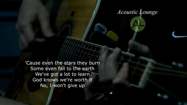 I won't give up - Acoustic karaoke смотреть онлайн