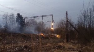 Замыкание контактной сети ЖД??