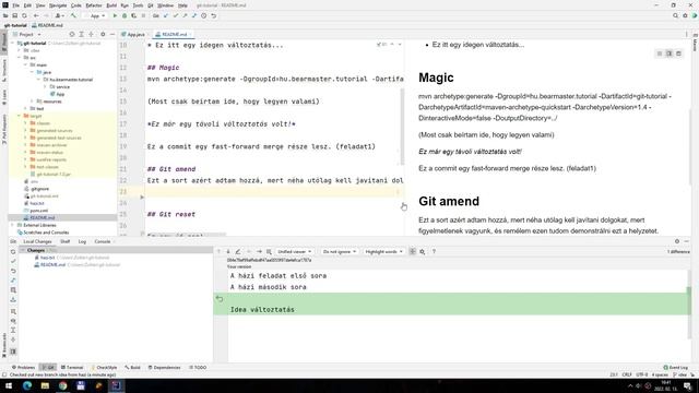 [Git v29] Git kezelése IntelliJ IDEA-ban смотреть онлайн