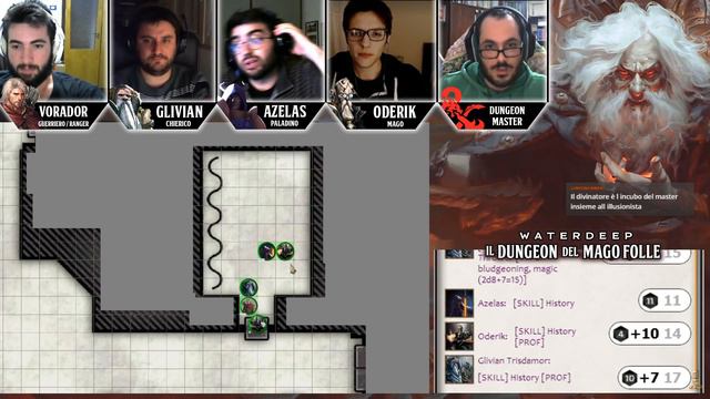 [D&D 5 ITA] GDR LIVE - Waterdeep: Il Dungeon del Mago Folle - EP. 1 - #BASTA смотреть онлайн