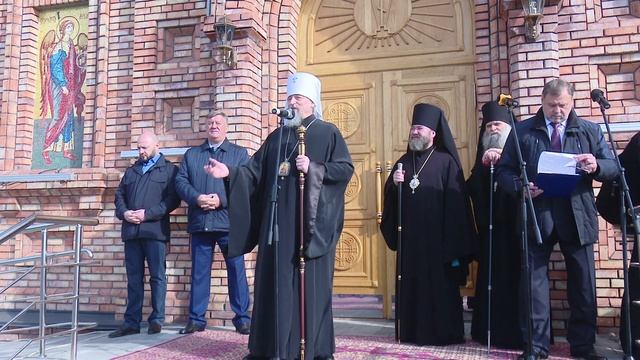 Слово митрополита Иоанна на освящении храма Тихвинской иконы Божией Матери смотреть онлайн