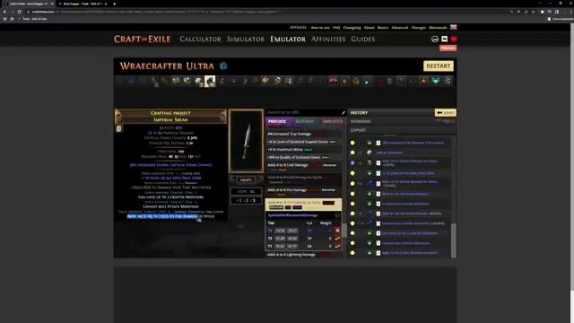 Crafting +2 Spell, 46% DoT Multiplier Weapons for RF or Cold Dot [Path of Exile 3.20 Sunctum] смотреть онлайн