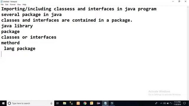 Java Tutorial - 7 importing classes or interfaces in java program in easy to learn by Tapas Mishr смотреть онлайн