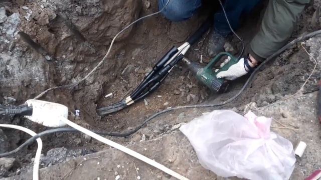 Ремонт кабеля Кабельная муфта смотреть онлайн