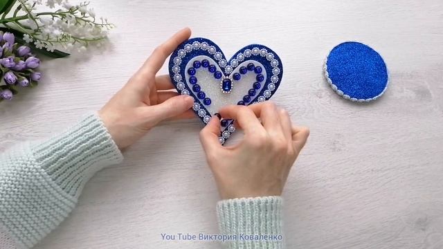 Декор на день Святого Валентина ? из фоамирана ? поделки ? мастер-класс ? своими руками смотреть онлайн