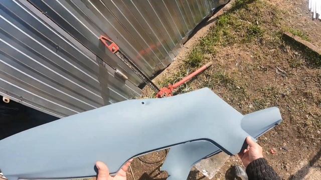 Восстановление обтекателя мотоцикла Сузуки. смотреть онлайн