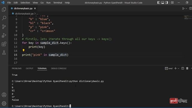 Python Loop Through Dictionary | Lecture 49 | Python for Beginners смотреть онлайн