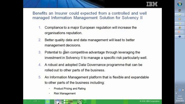 Data Quality Pro : Solvency II - the architecture discussions смотреть онлайн