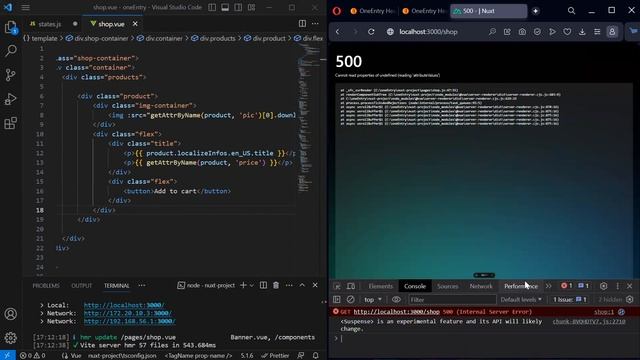 Tutorial on catalog development. NuxtJS + Headless CMS - #5 смотреть онлайн