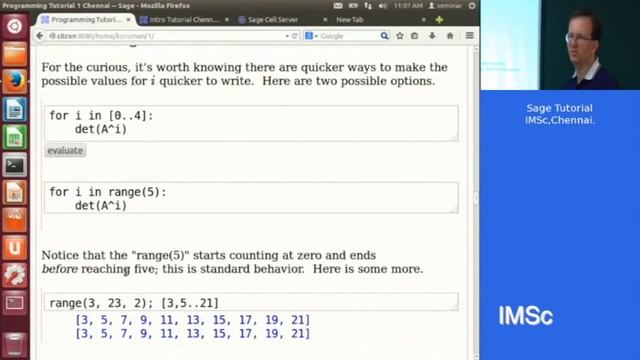 Sage Introductory Programming Tutorial смотреть онлайн