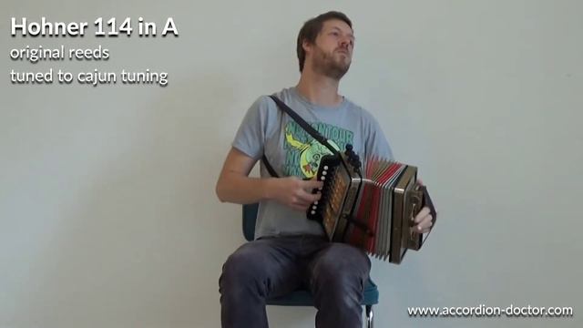 Creole Stomp on Cajun Accordion Hohner 114 4-stop tuned in A | by Accordion Doctor смотреть онлайн