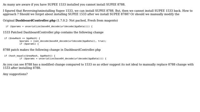 Magento: SUPEE-8788 and SUPEE 1533 (How to approach?) (2 Solutions!!) смотреть онлайн