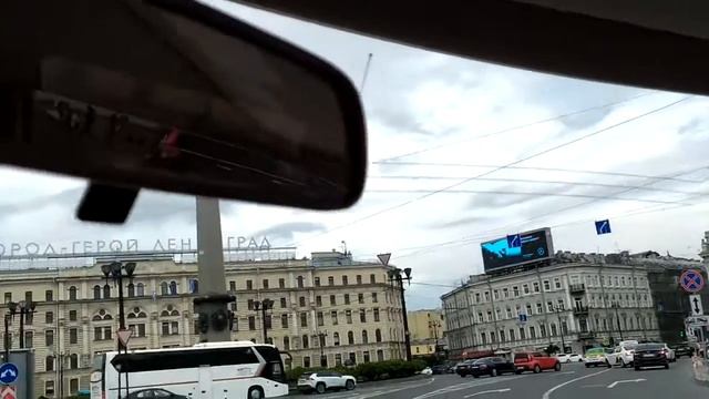 Лиговский и Невский проспекты. Московский вокзал | По Питеру на машине, август 2020 смотреть онлайн