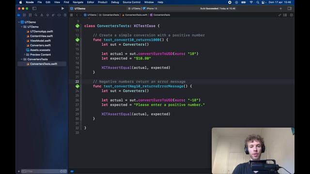How to write good Unit Tests for iOS Apps in SwiftUI (2022) смотреть онлайн