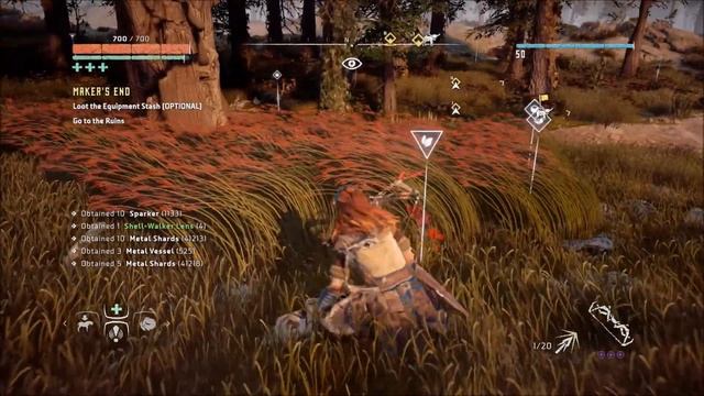 Horizon: Zero Dawn - 100% Walkthrough: Part 54 - Bandit Camp: Shattered Kiln & Cause for Concern смотреть онлайн