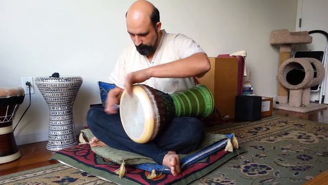 Rami Tabla Improvisation on Raquy Deluxe Clay Doumbek by Heather смотреть онлайн