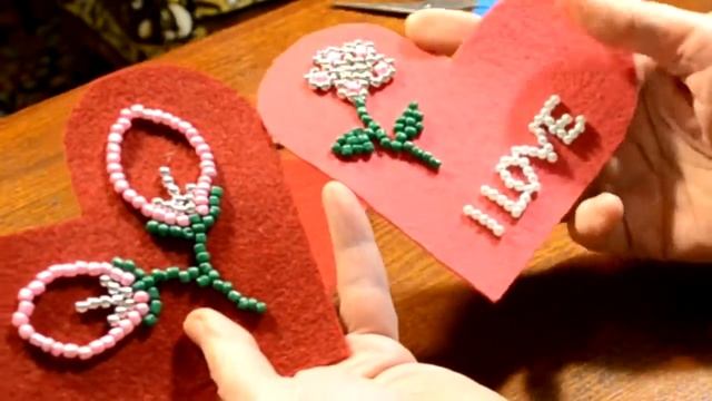 Сердечко - валентинка / Valentine Heart DIY.