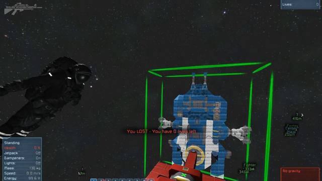 Space Engineers - Fighter Battle Scenario Settings смотреть онлайн