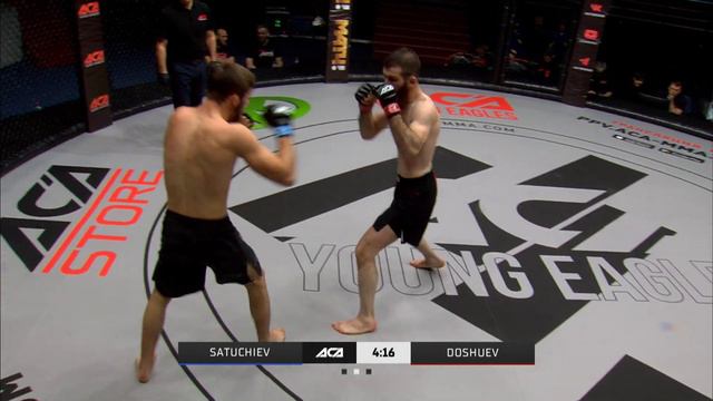 Амир Сатучиев vs. Джохар Дошуев | Amir Satuchiev vs. Dzhokhar Doshuev | ACA YE 46 смотреть онлайн