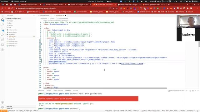 Drupal, Lando & GitPod - A Browser-based Development Environment/Tarayıcı Tabanlı Geliştirme Ortamı смотреть онлайн