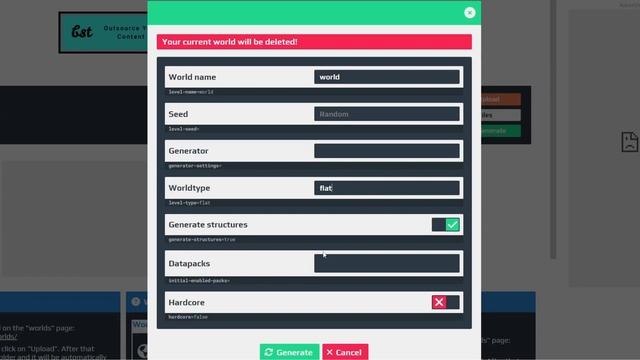 How To Make Super Flat World In Aternos - Java And Bedrock