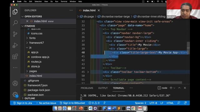 Cordova-Framework7 week 2 - Framework7 installation and Fundamental смотреть онлайн