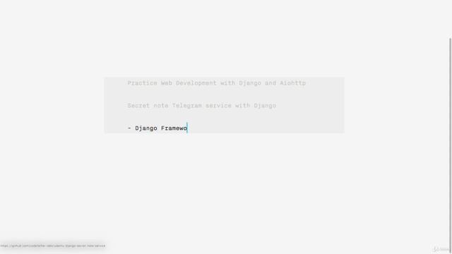 Python Django, Aiohttp Workshop: Cooking Secret Note service - learn Python смотреть онлайн