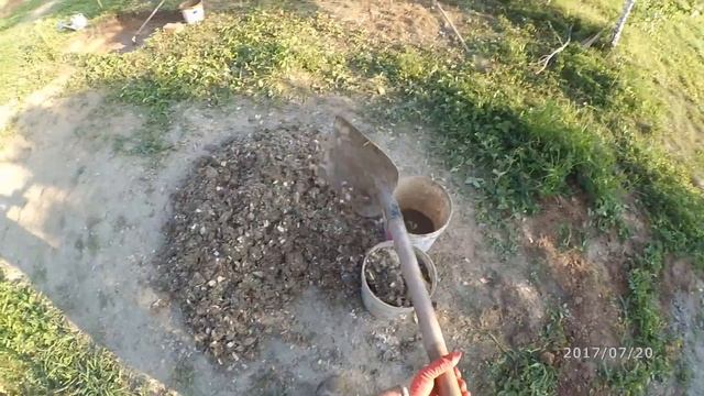 №13. 2017. строительство из природных материалов. установка столбов в фундамент саманного дома. смотреть онлайн