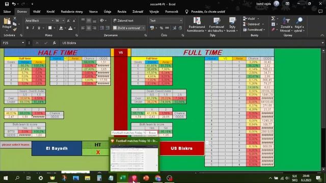 Football Bet Prediction Excel Mathematic Poisson 9.3.2023 Math18 смотреть онлайн