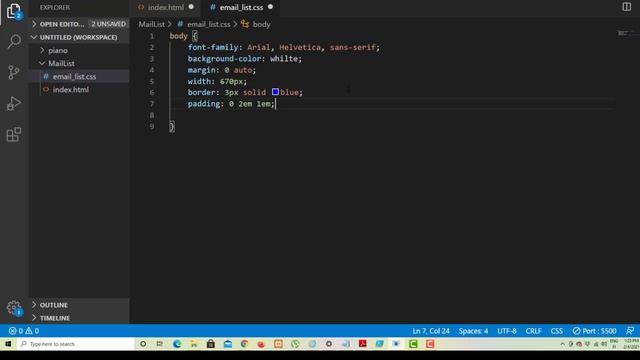 How to create mail list html css and javascript part 2 смотреть онлайн