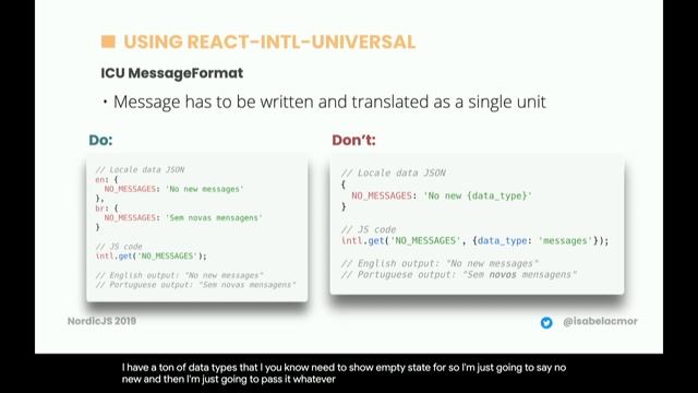 Nordic.js 2019 • Isabela Moreira - Localization: Implementation and Testing... Locally смотреть онлайн