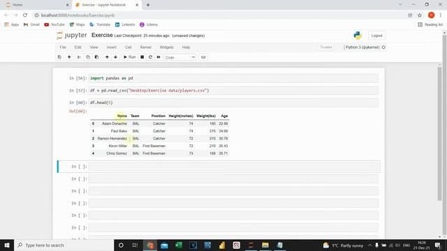 Python Pandas Tutorials: How to Display first or last 10 Rows of the DataFrame смотреть онлайн