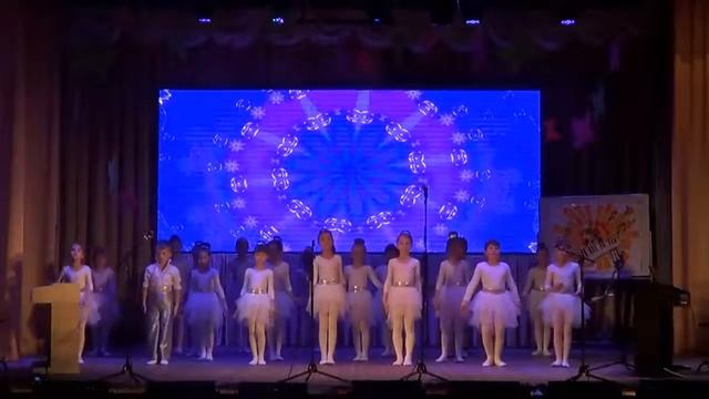 Творческий отчёт Воробьёвской ДШИ младшая хореографическая группа Маркетри Танец в белом смотреть онлайн