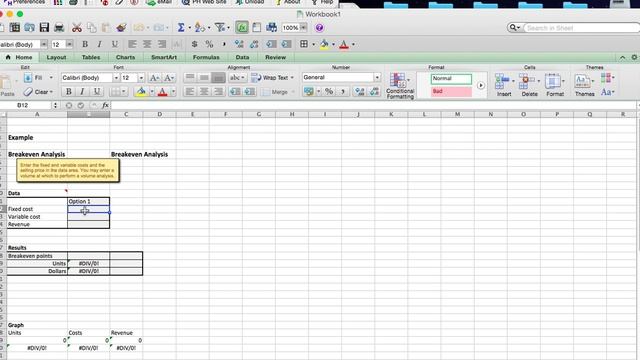 Using Excel QM for Break Even Analysis смотреть онлайн