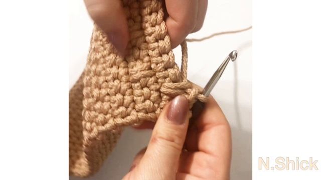 Вязаный клатч