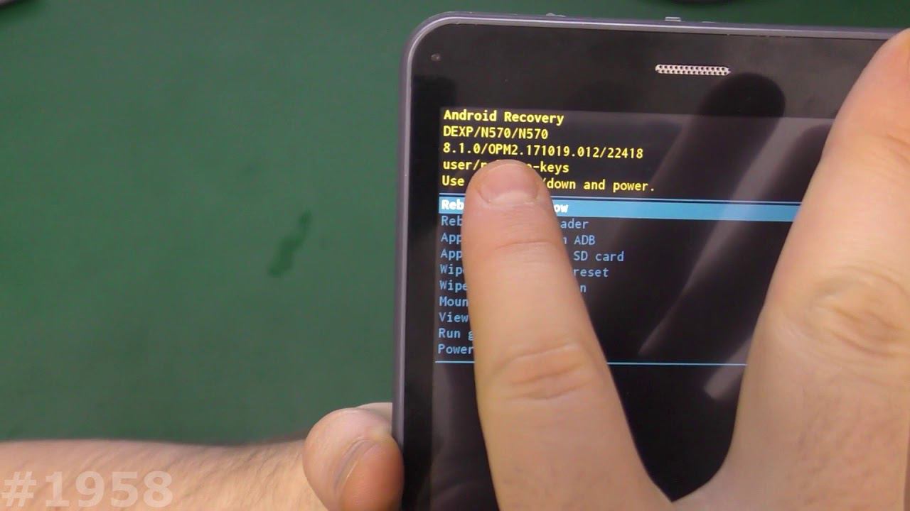 Hard Reset Dexp Ursus N570 смотреть онлайн