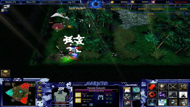 Warcraft III - The Frozen Throne - Mapa Personalizado Do Naruto смотреть онлайн